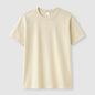 Beige t-shirt on a light gray background