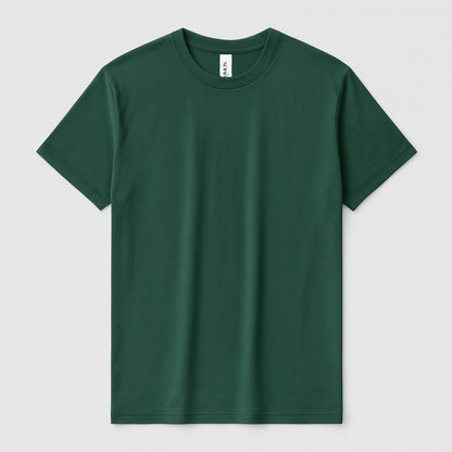 Dark Green t-shirt on a light gray background