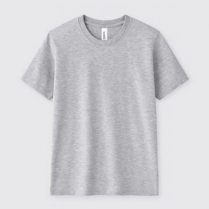 Gray t-shirt on a light gray background