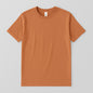 tan t-shirt on a light gray background
