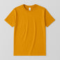 Yellow t-shirt on a gray background