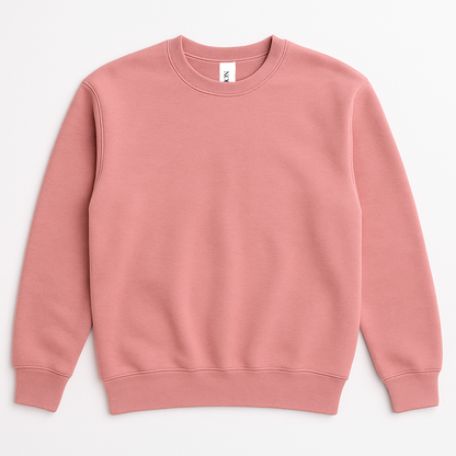 Adult Crewneck Sweatshirt – Sublimation Blank (Sandstone, Rosé, Seafoam)