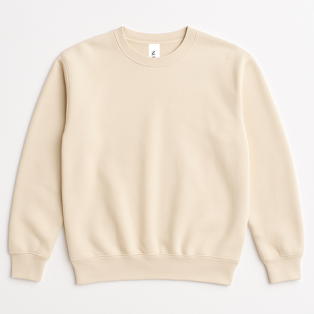 Adult Crewneck Sweatshirt – Sublimation Blank (Sandstone, Rosé, Seafoam)